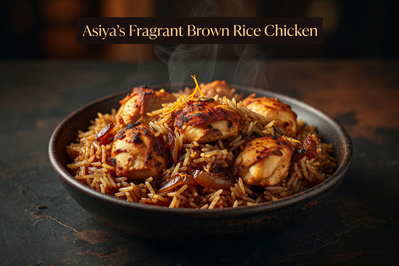 Asiya's Fragrant Brown Rice Chicken