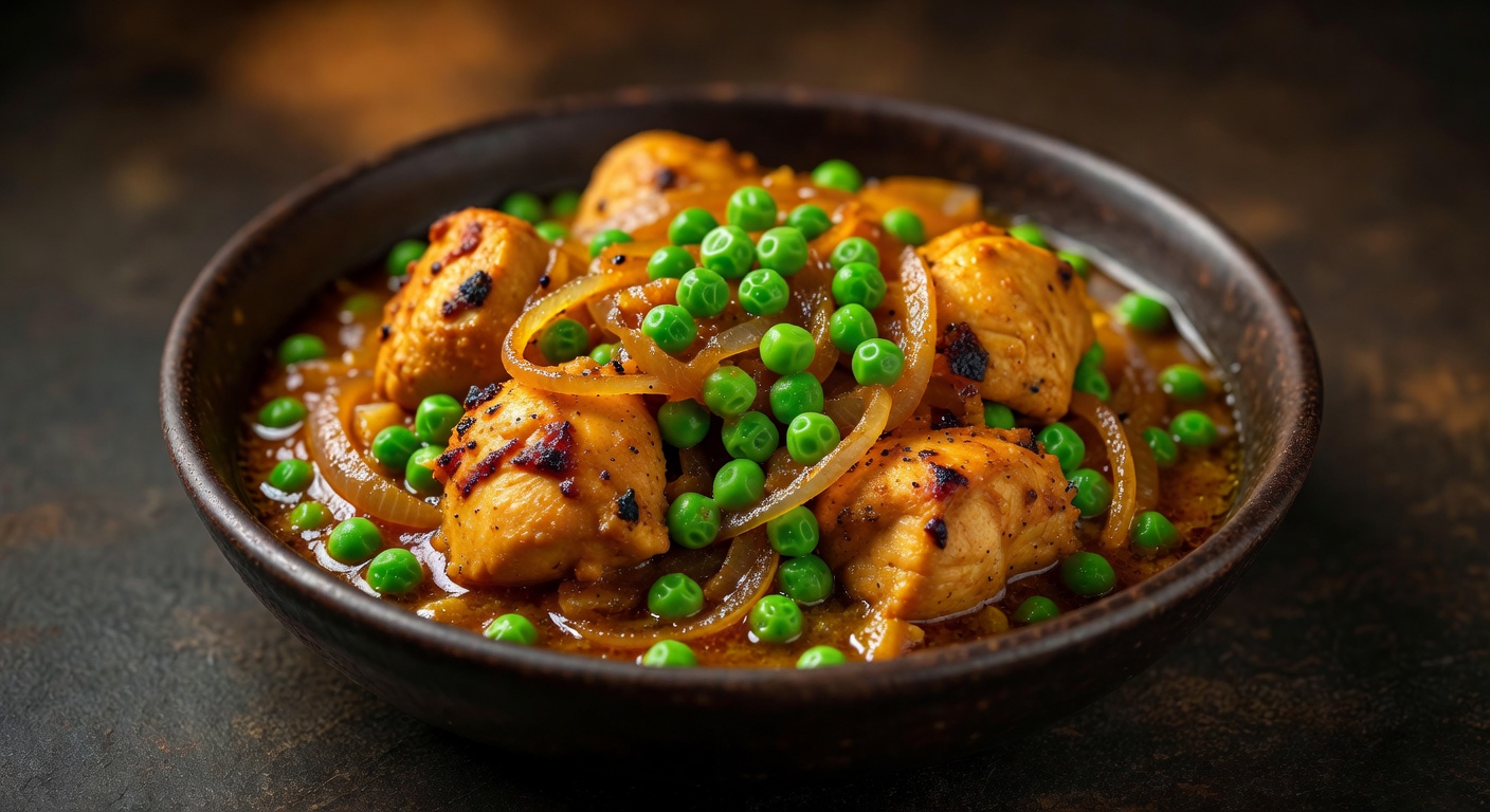Chicken Green Peas