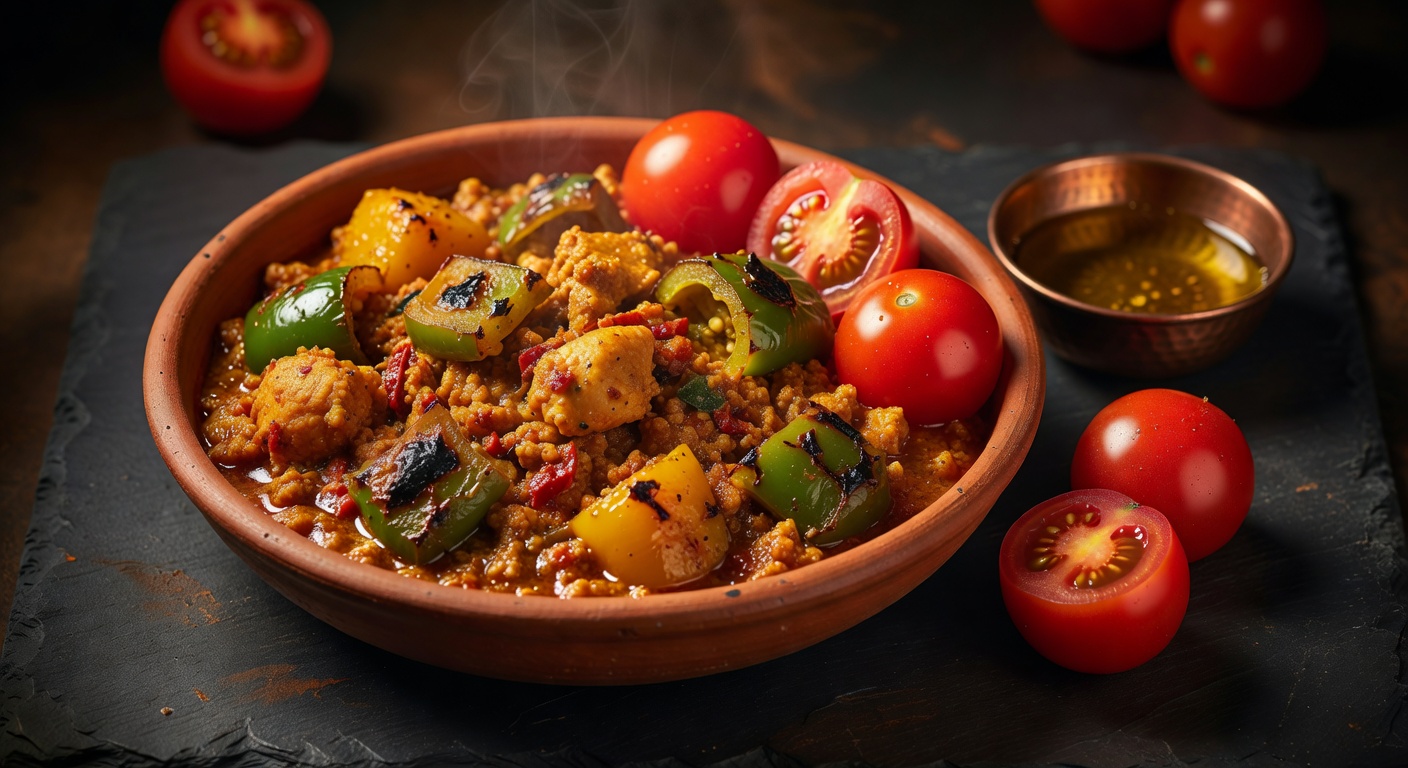 Chicken Minced Meat with Capsicum