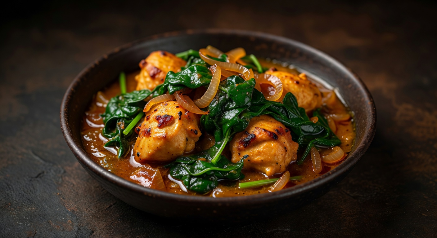 Chicken with Spinach
